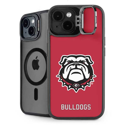 University of Georgia Bulldogs Logo iPhone 14 Kickstand Case